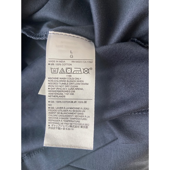 Banana Republic Luxe Touch Performance Polo Shirt Navy Mens Large 710638-03 - Picture 5 of 6